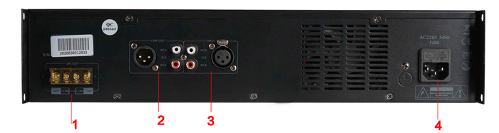 One Channel Class D Power Amplifier PA-240