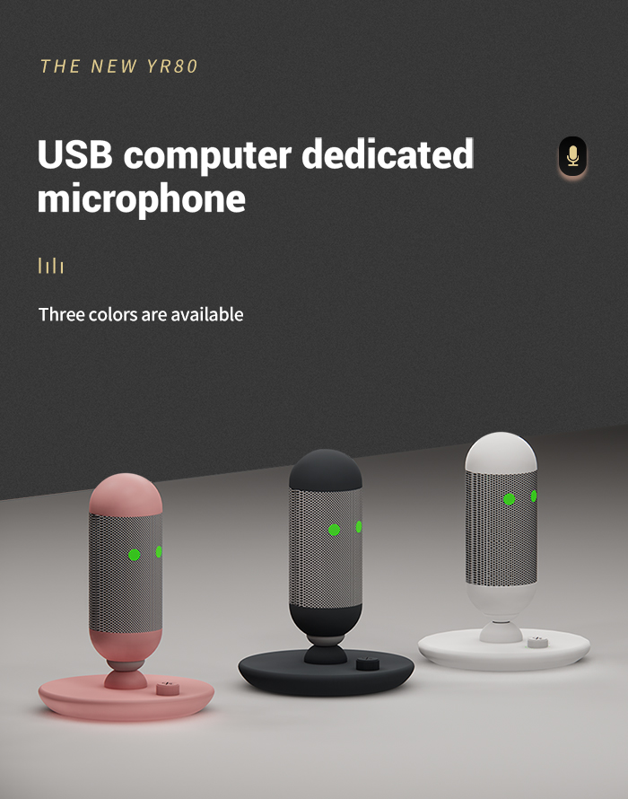 New Arrival YR80 Professional USB Computer Microphone