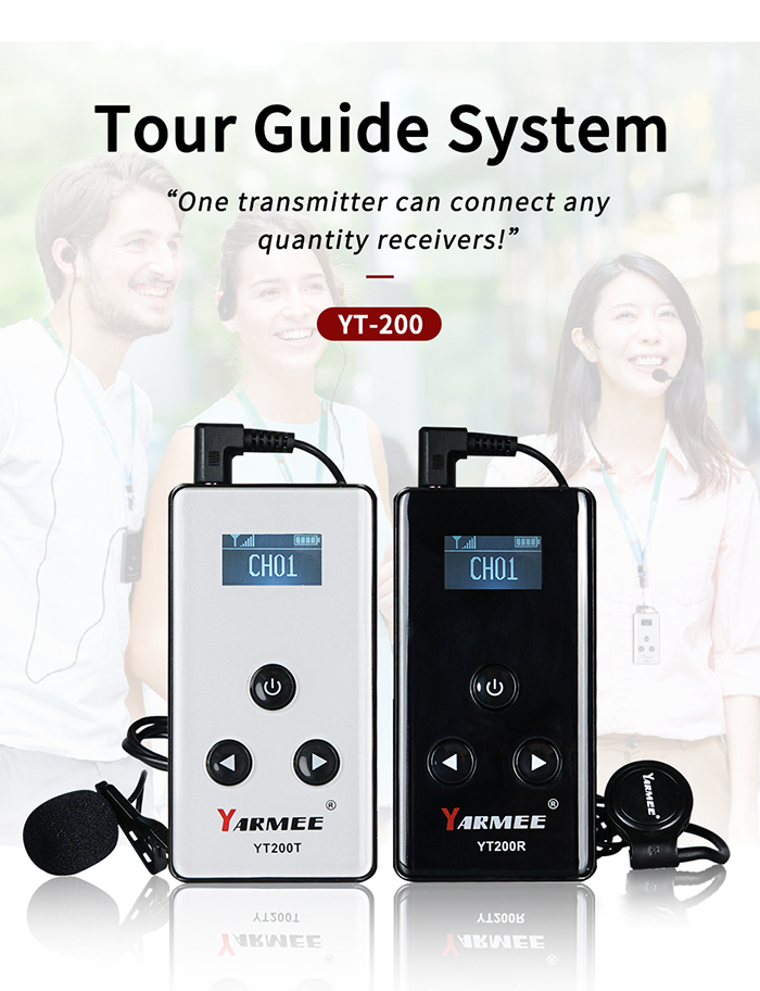 yt200 tour guide system for travel church teaching translation