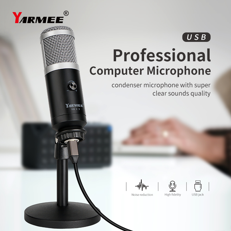 High quality Computer microphone for recording live streaming video call YR11