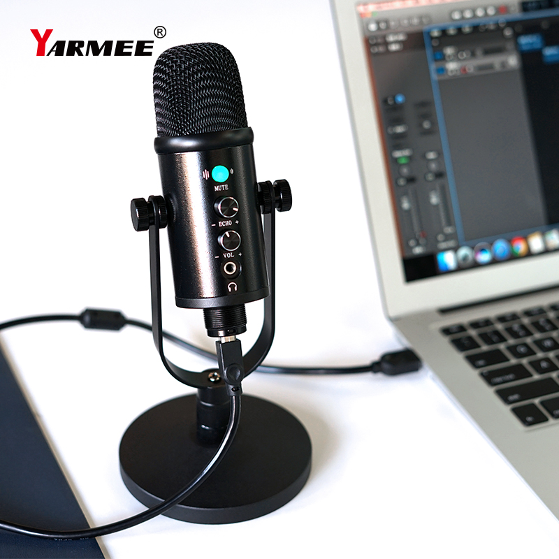 Professional USB Microphone Desktop Mic YR13