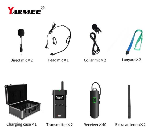 Essential tool for factory visits: high-end wireless tour guide system